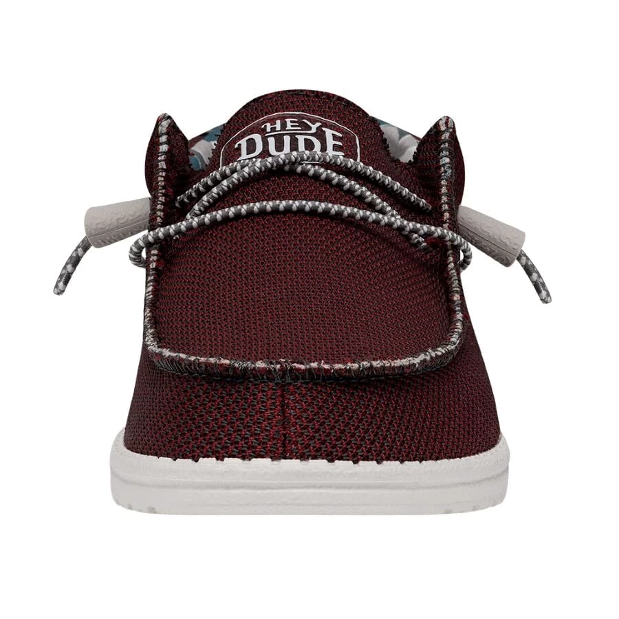 Wally Sox Triple Needle - Karanda Red - Image 4