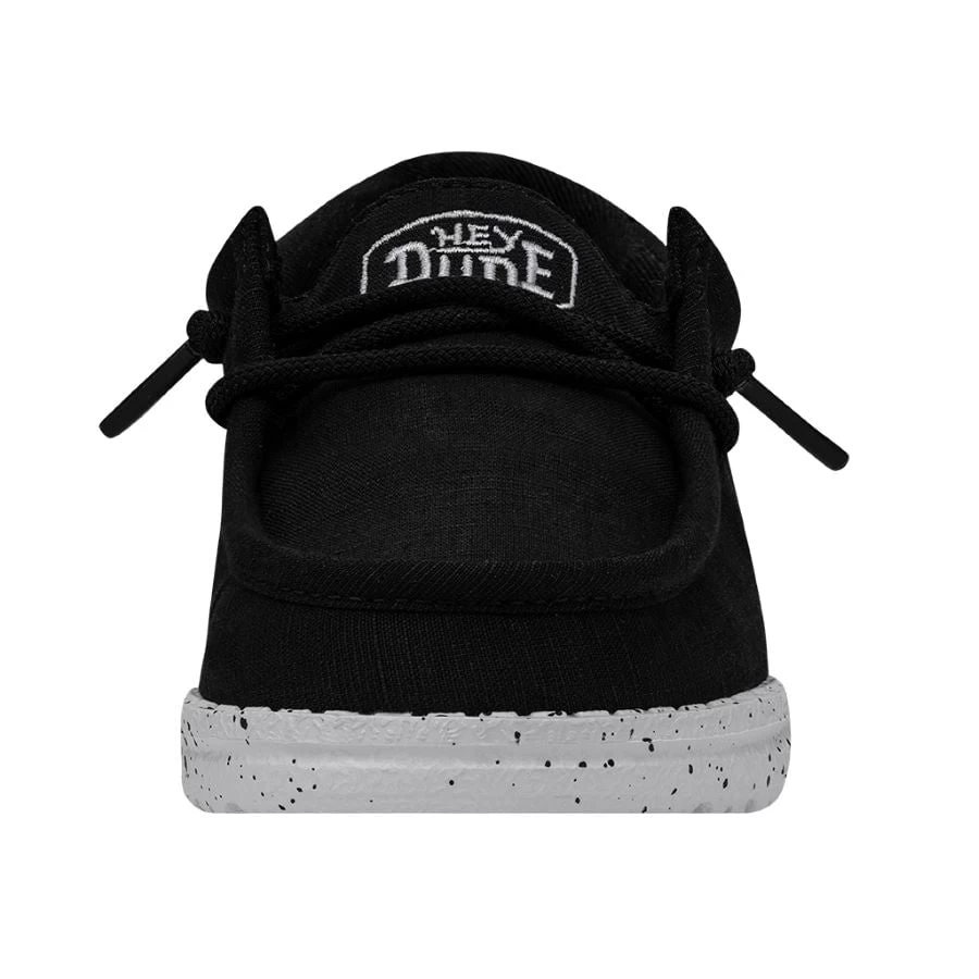 Wally Toddler Slub Canvas - Black - Image 5