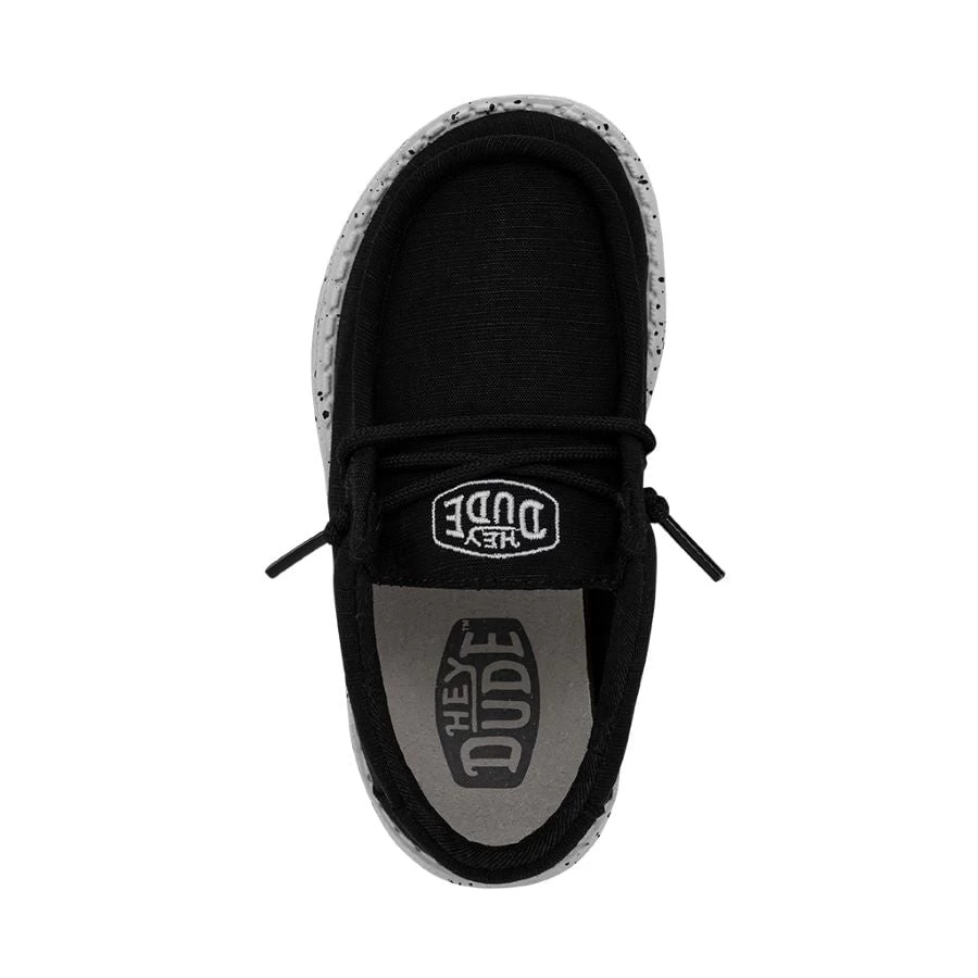 Wally Toddler Slub Canvas - Black - Image 3