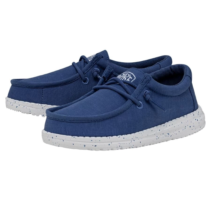 Wally Youth Slub Canvas - True Blue - Image 2