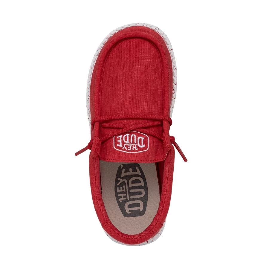 Wally Youth Slub Canvas - Red - Image 6