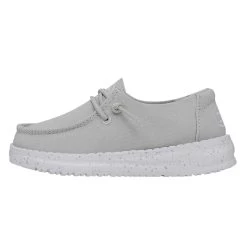 Wendy Toddler Slub Canvas - Light Grey