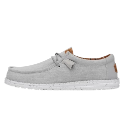 Wally Washed Canvas - Light Grey